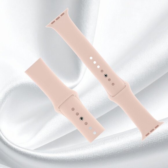 Apple Watch Pink Sand Sport Band 42/44/45mm Excellent Condition Authentic - Picture 5 of 14